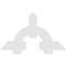 Ekena Millwork Ericson Architectural Grade PVC Gable Bracket, 48"W x 28"H x 2"D x 6"F, 14/12 Pitch GBP048X28X0206ERI00 - alternate 4